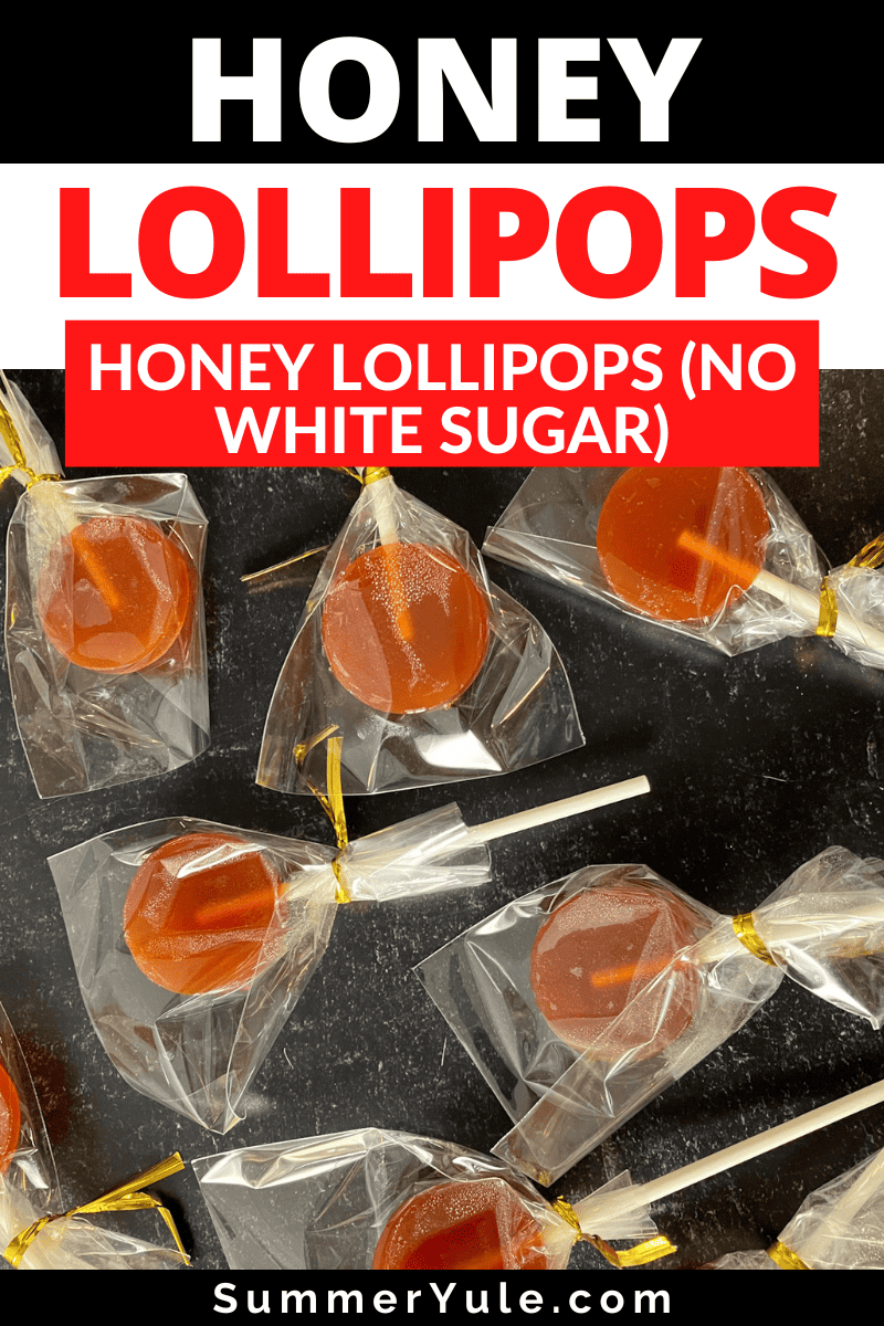 honey lollipops