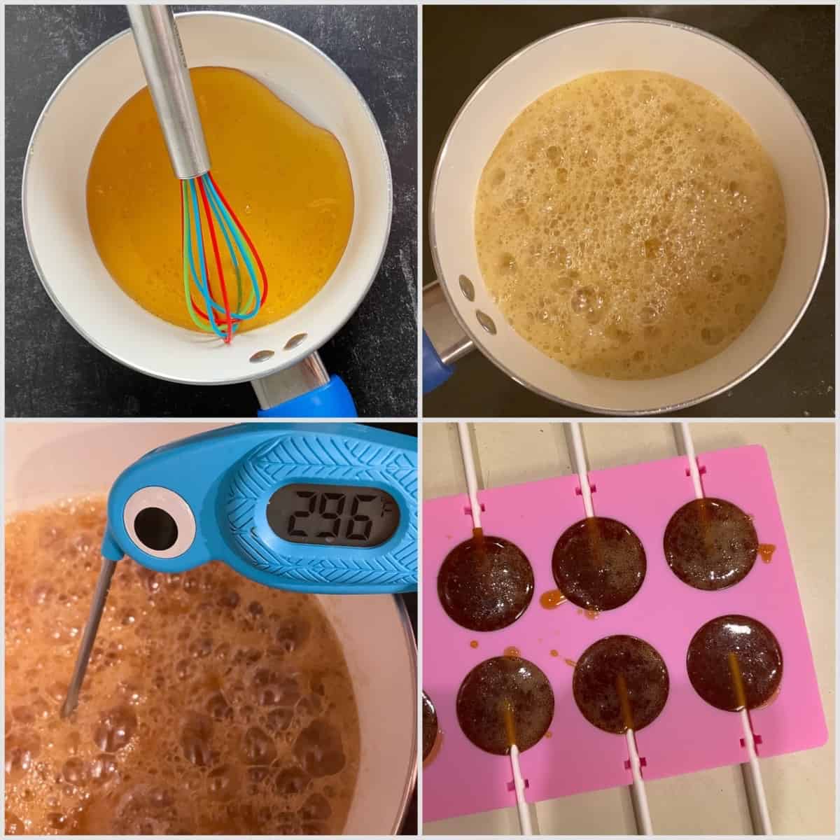 how to make honey lollipops