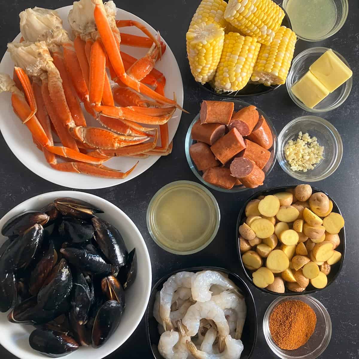 ingredients seafood boil in bag