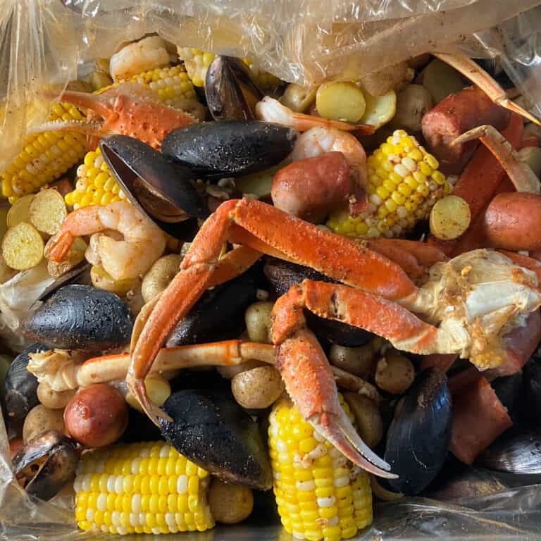 Seafood Boil In Bag Recipe (Seafood Boil Bag With Shrimp, Crab)