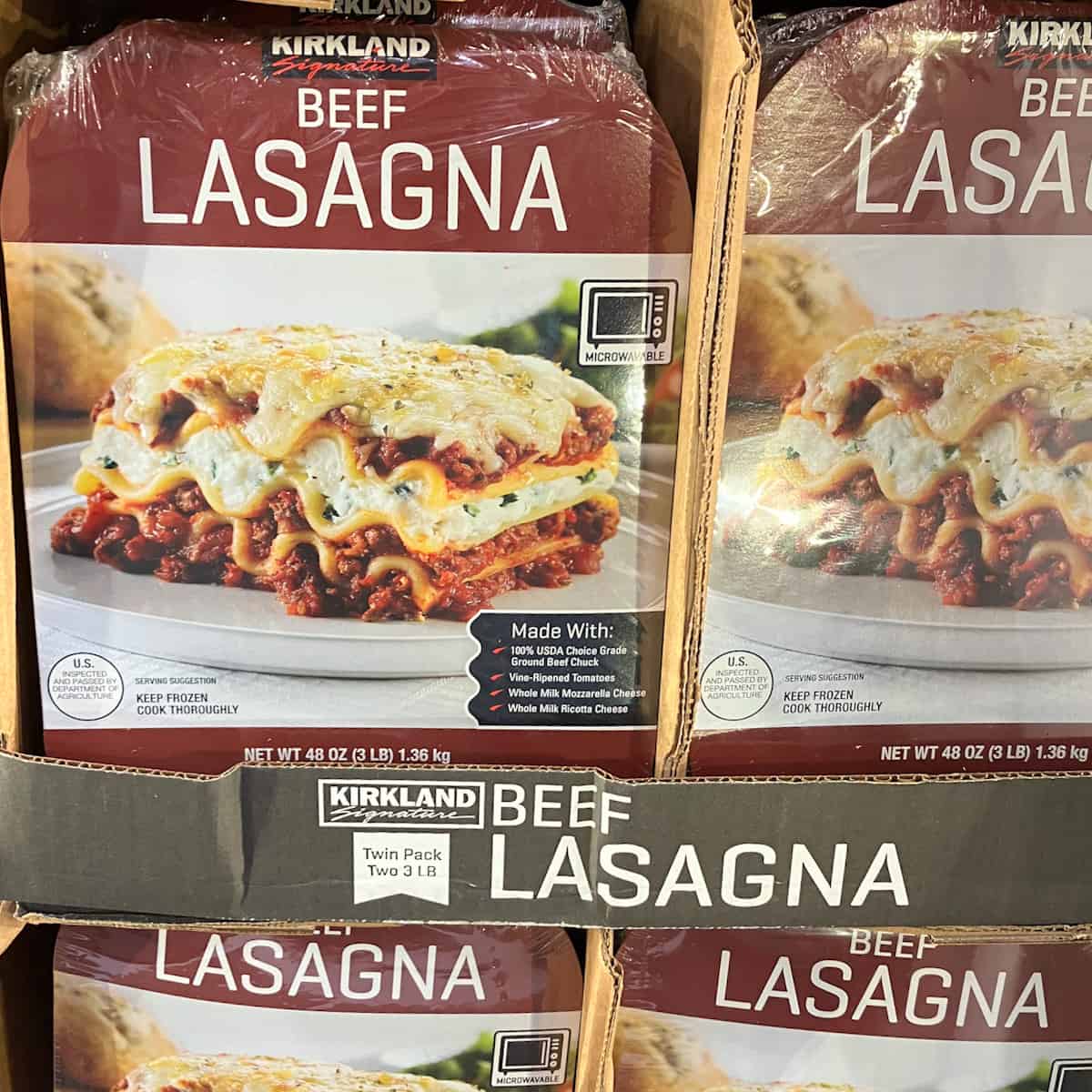 Costco lasagnas