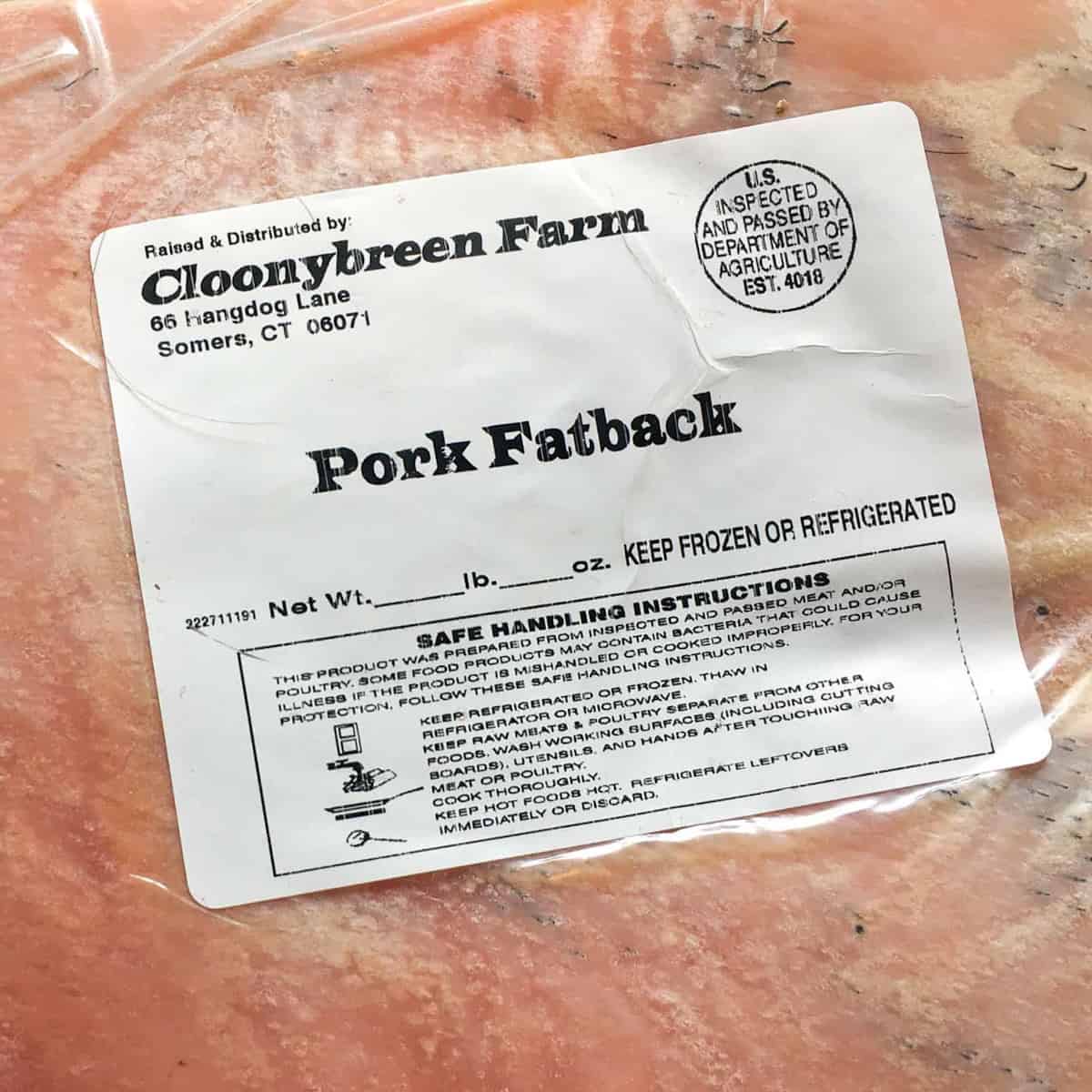 pork fatback