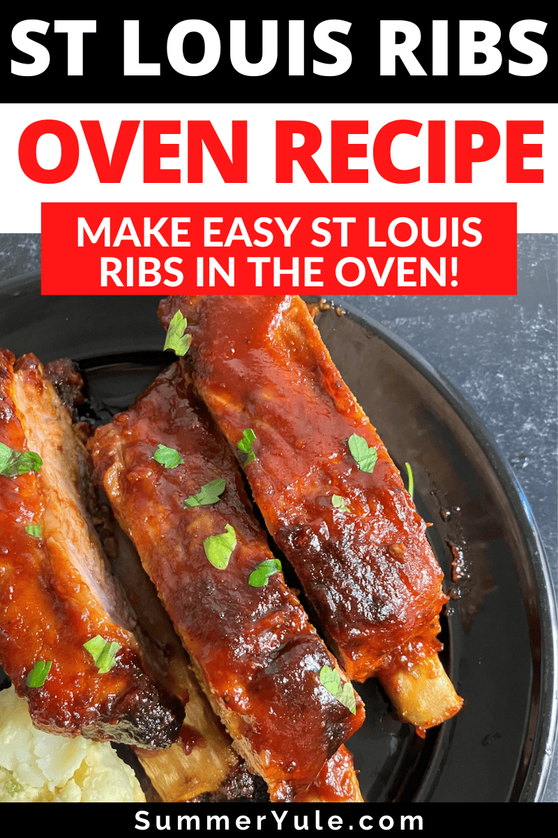 st louis ribs oven
