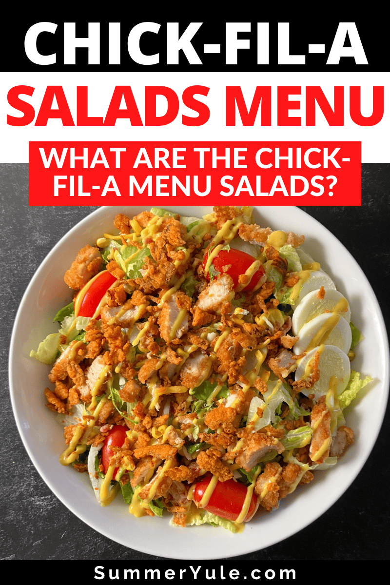 chick fil a salads menu