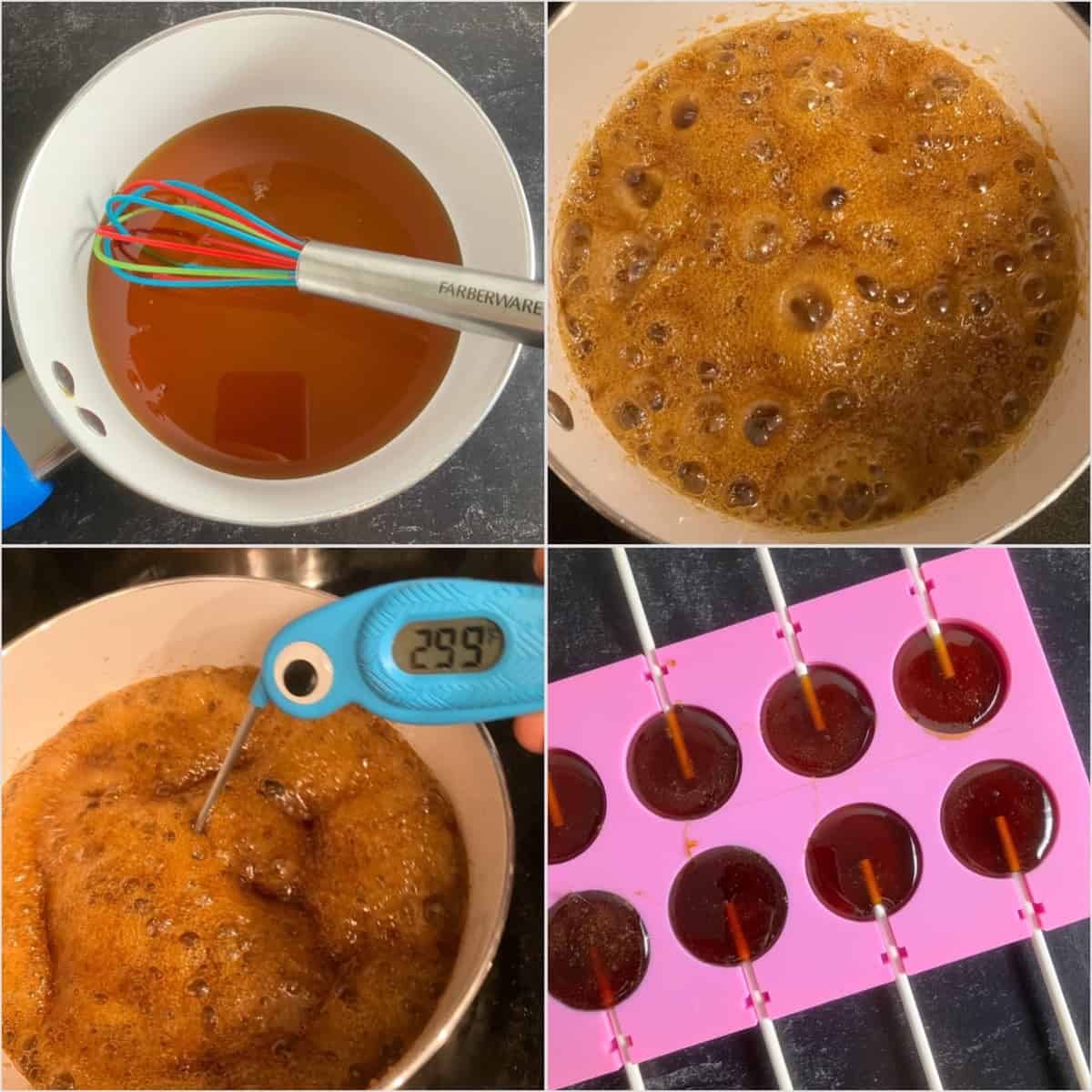 how to make maple lollipops