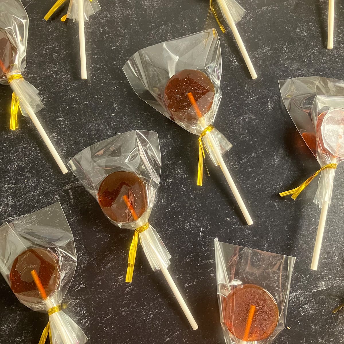maple syrup lollipops
