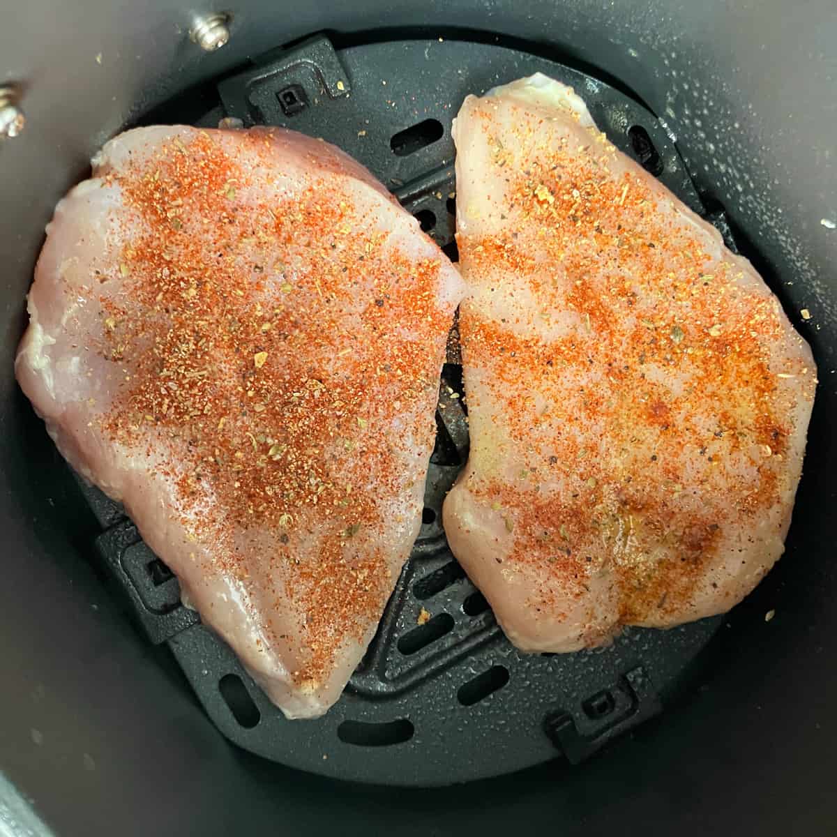how to make air fryer bbq chicken breast