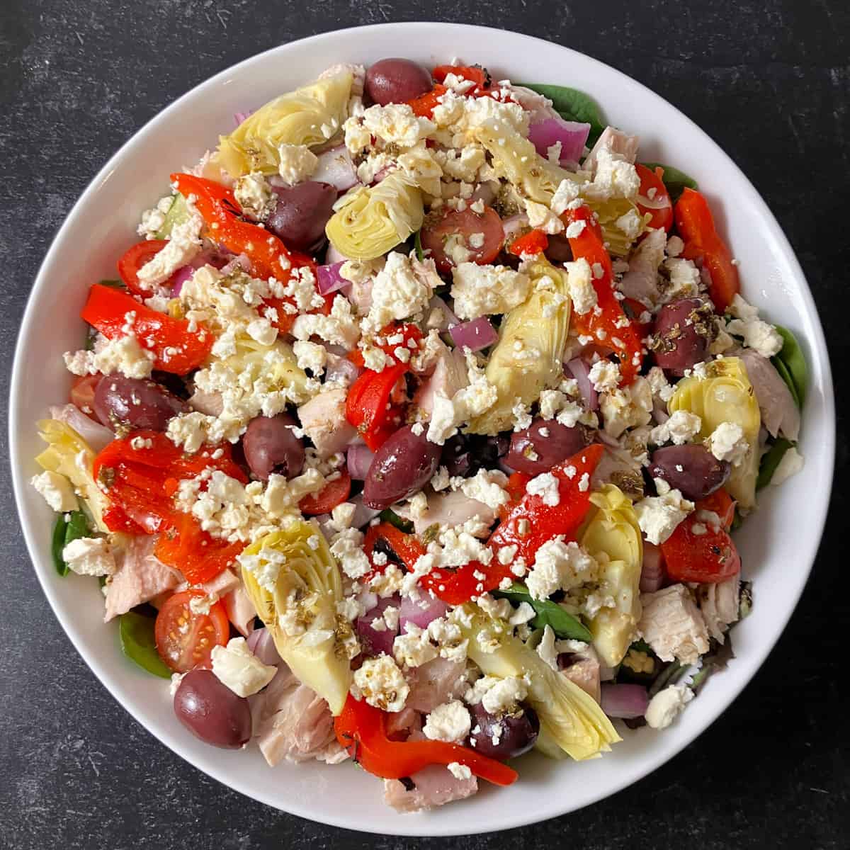 keto greek salad recipe