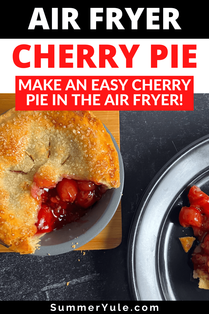 air fryer cherry pie