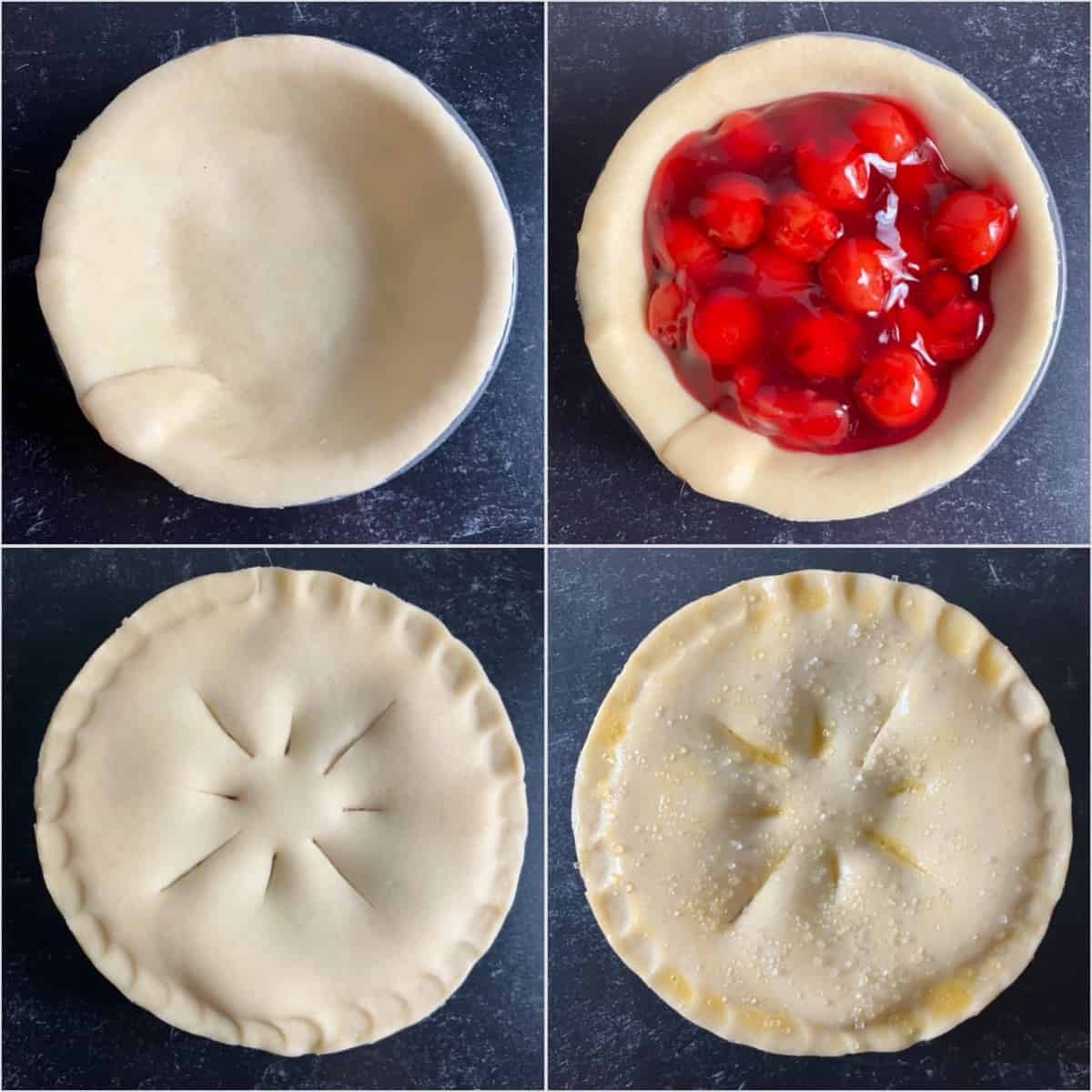 how to make air fryer cherry pie