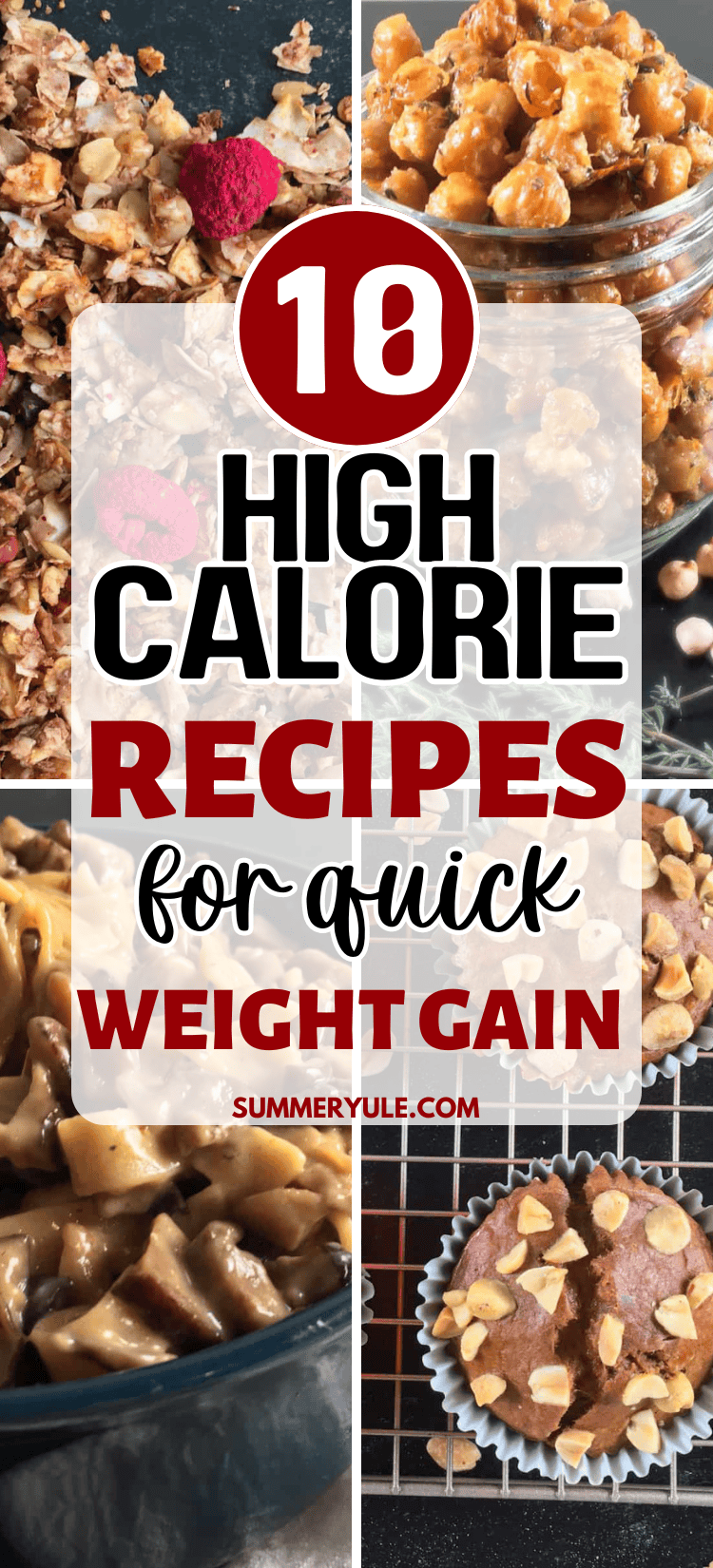 high calorie recipes weight gain