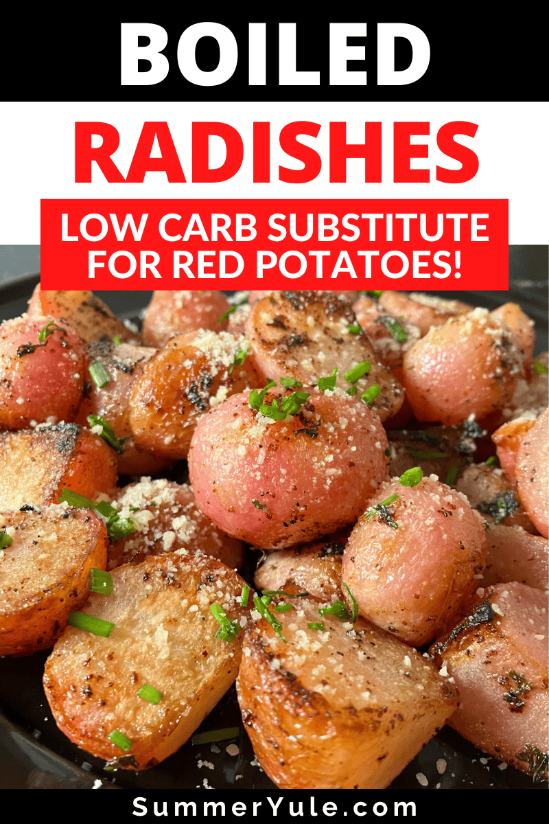low carb radishes