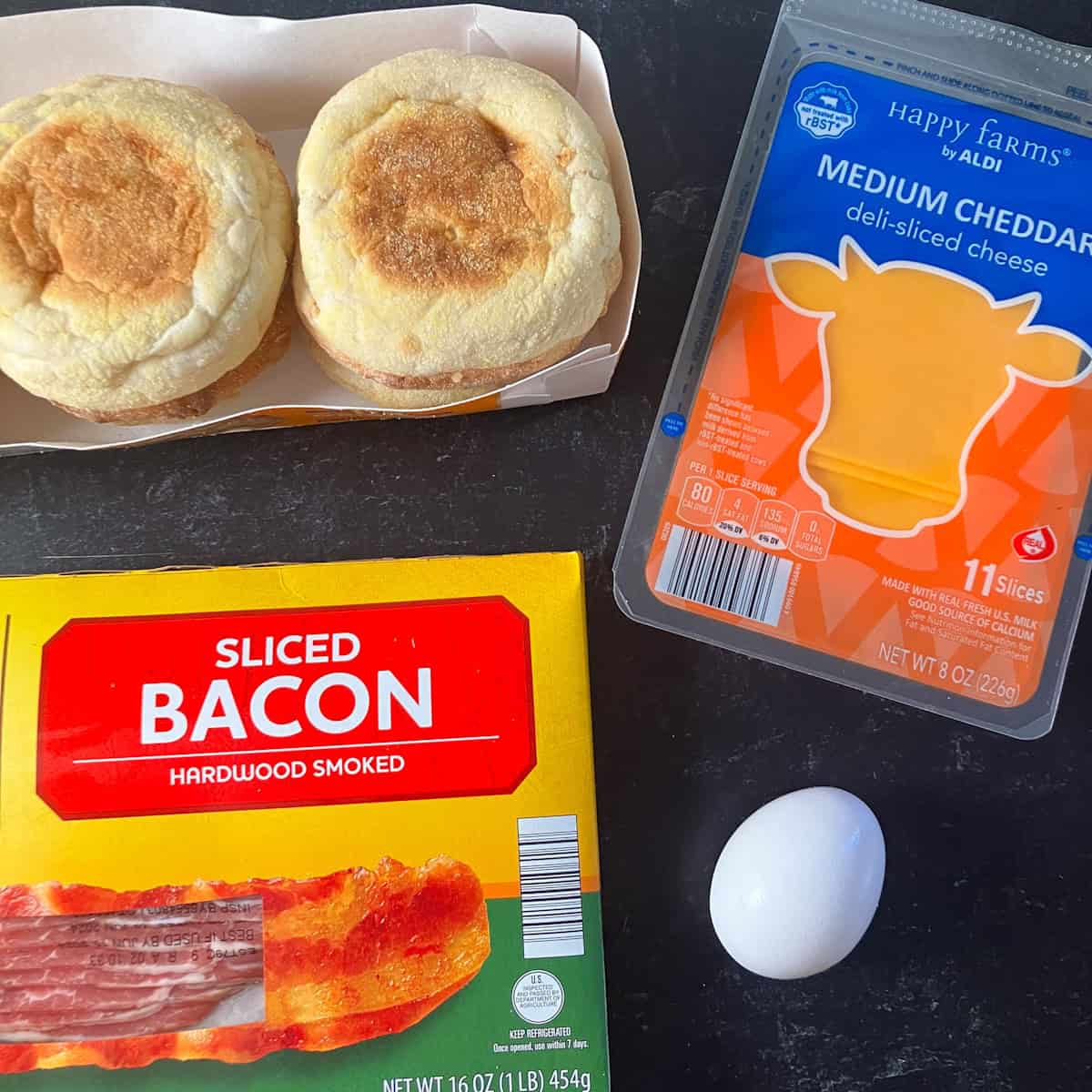 air fryer breakfast sandwich ingredients