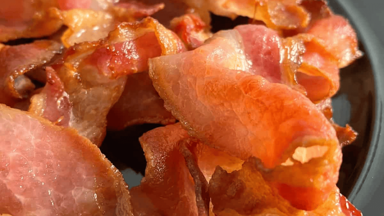 Air fryer bacon