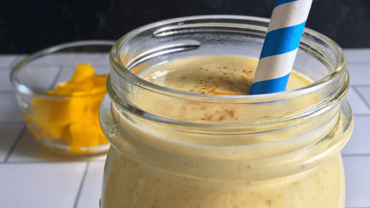 Sugar free mango lassi