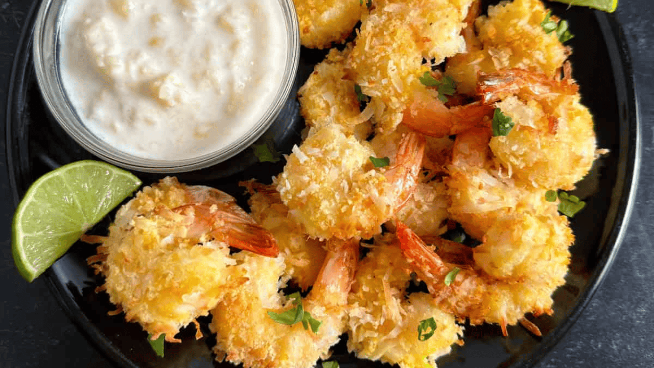 air fryer coconut shrimp