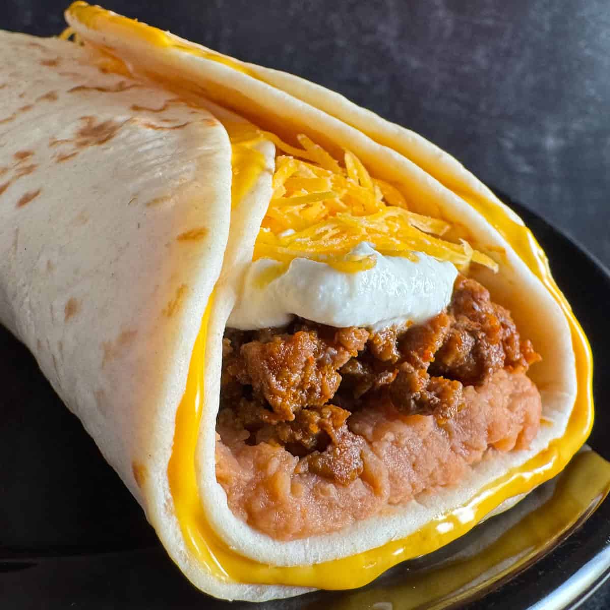 taco bell beefy five layer burrito