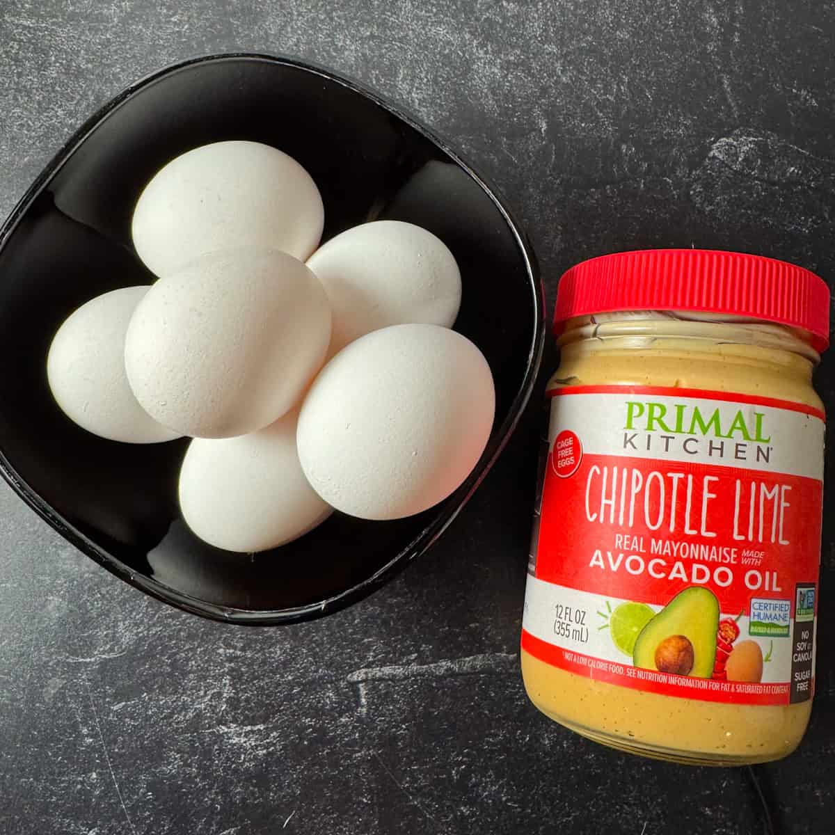 2 ingredient egg salad ingredients