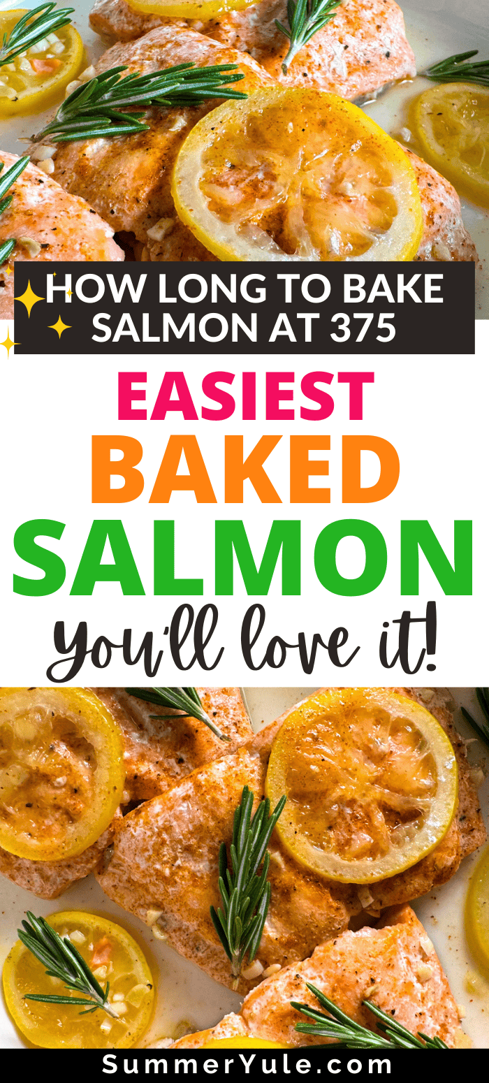 How Long to bake salmon 375