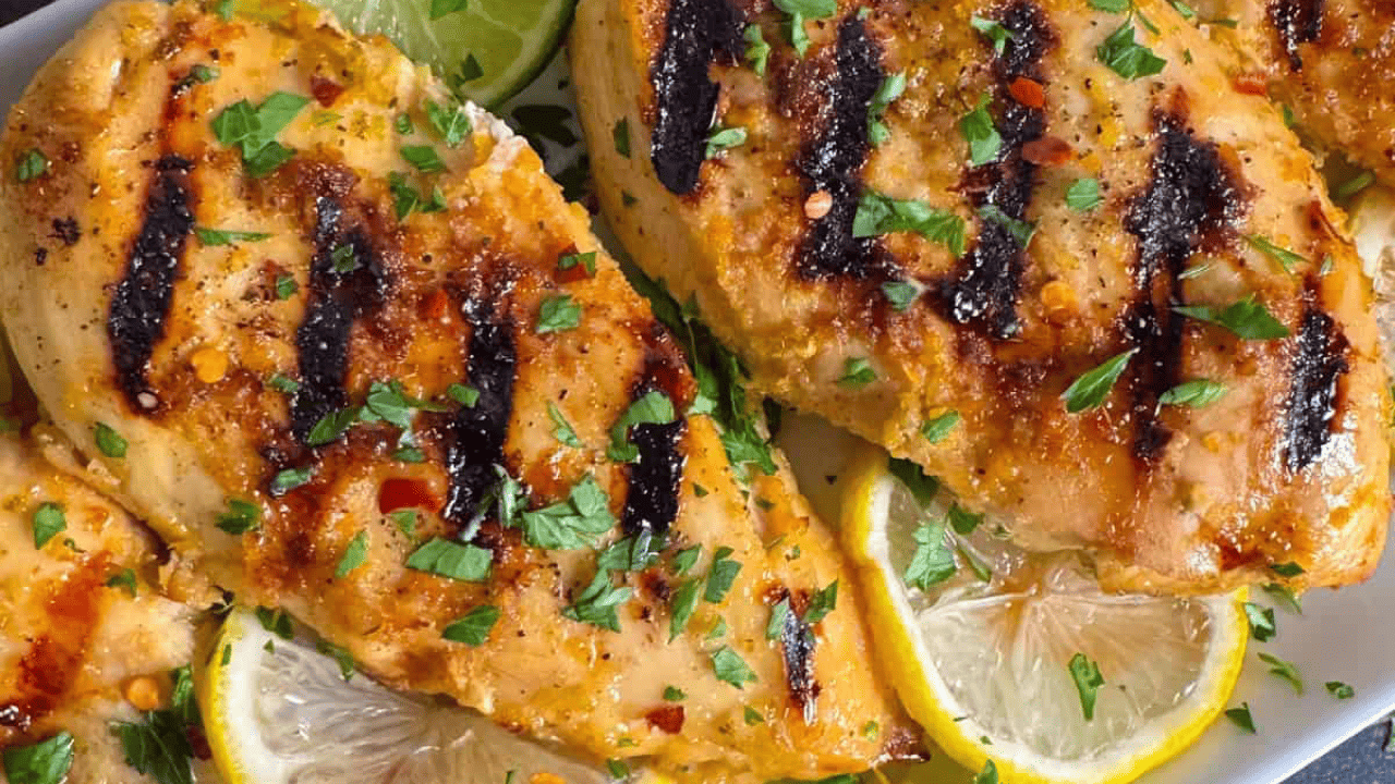 air fryer marinated chicken