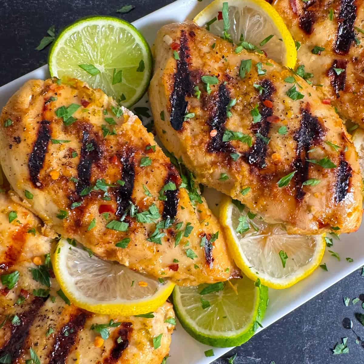 air fryer marinated chicken