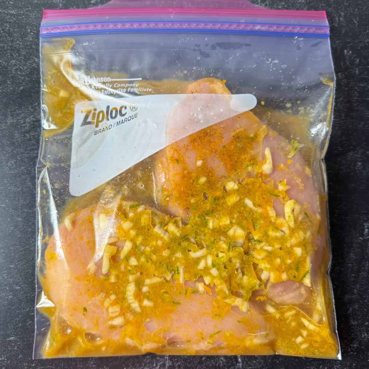 marinating chicken