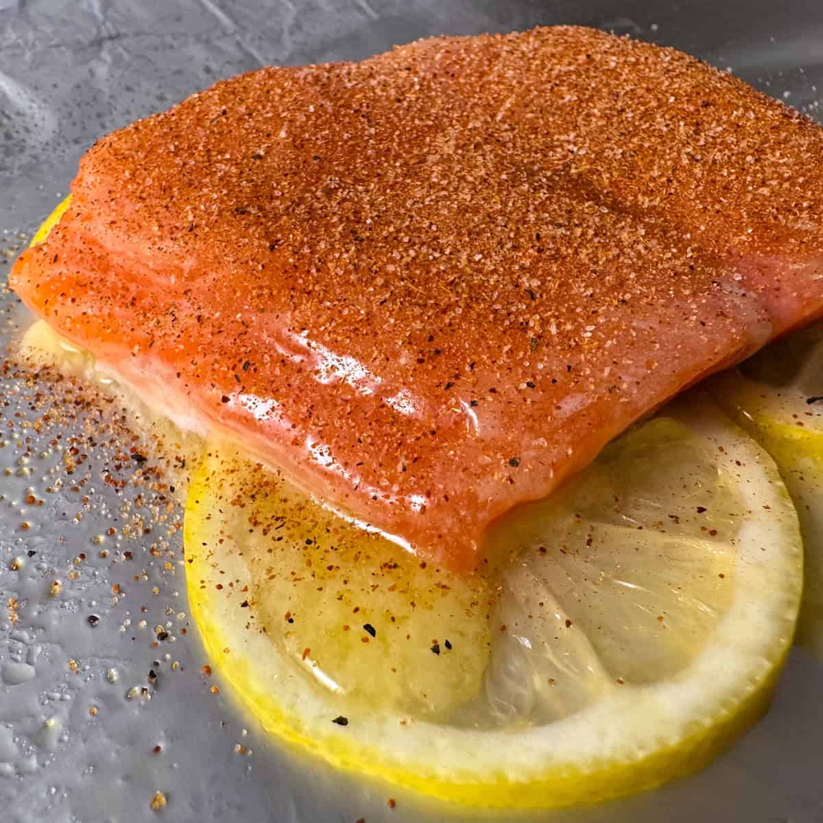 salmon foil packet