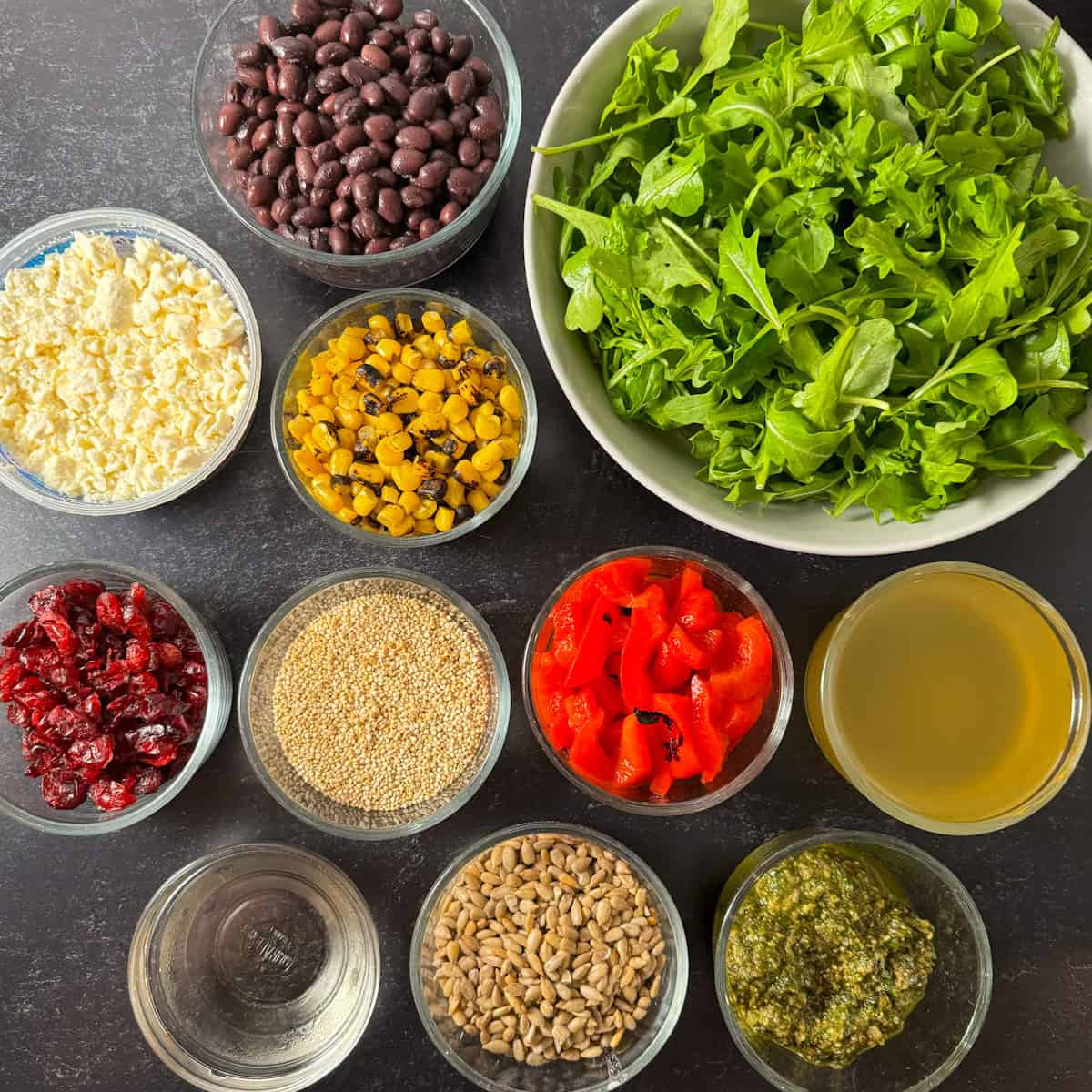 wildflower chopped salad ingredients