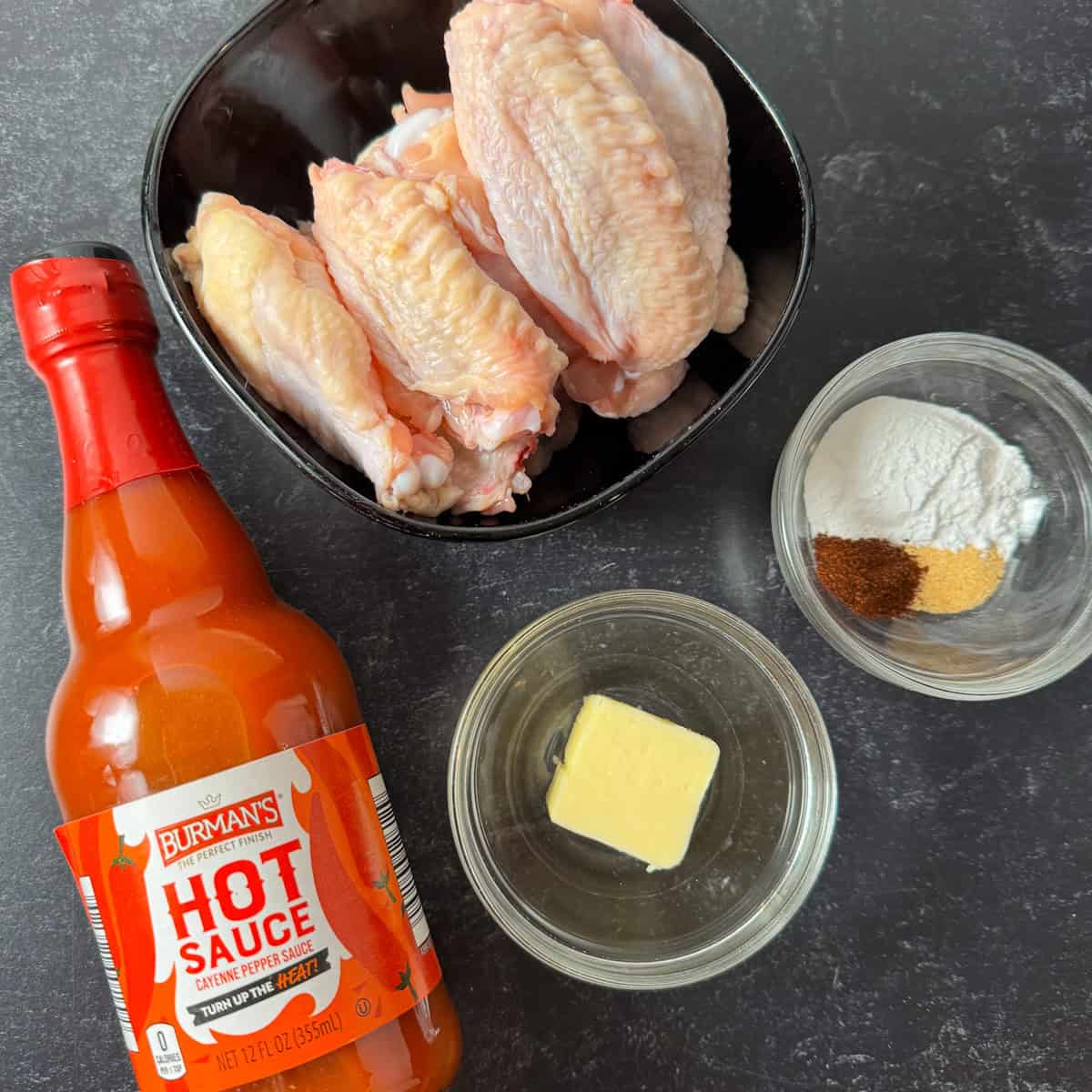 air fryer buffalo wings ingredients