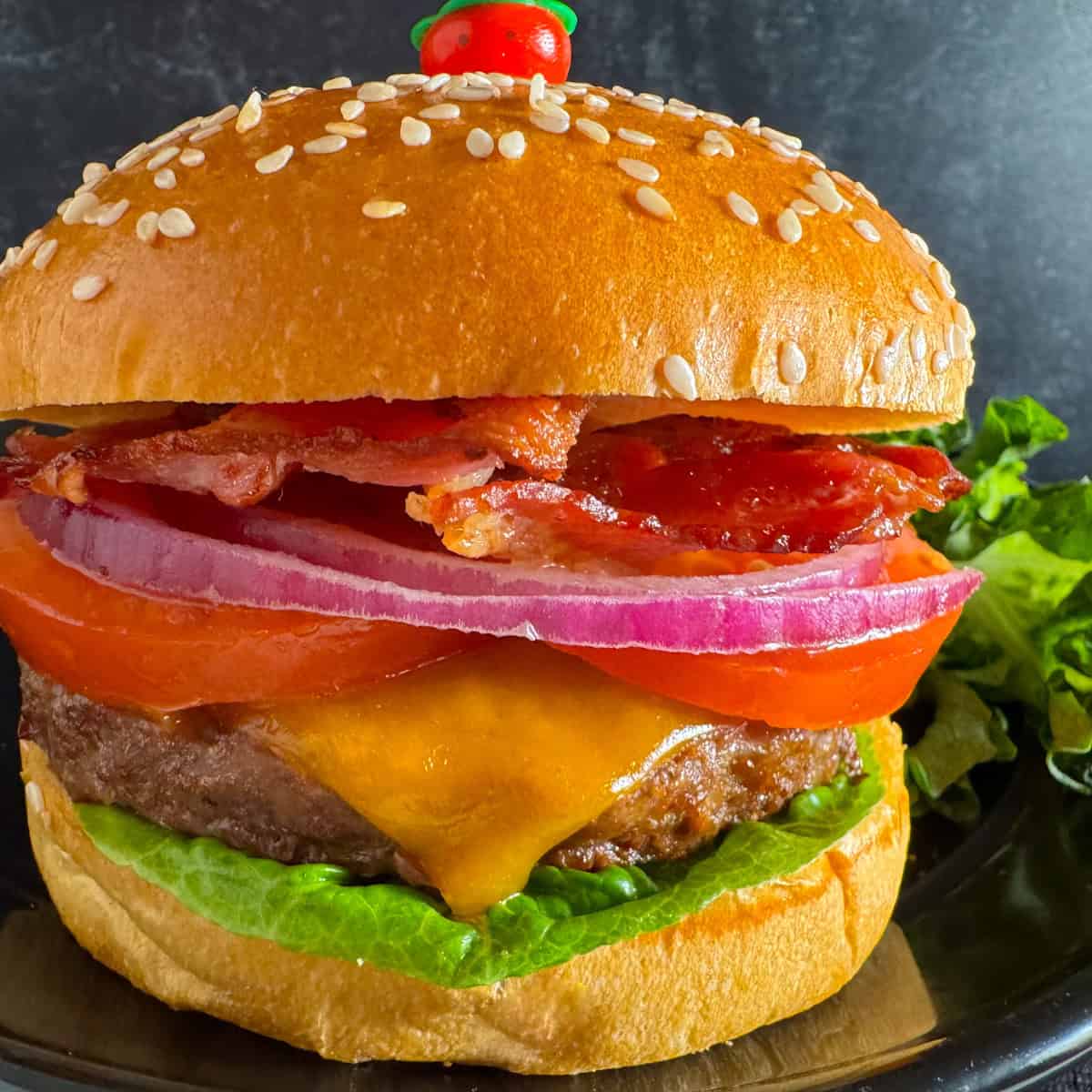 air fryer burger recipe