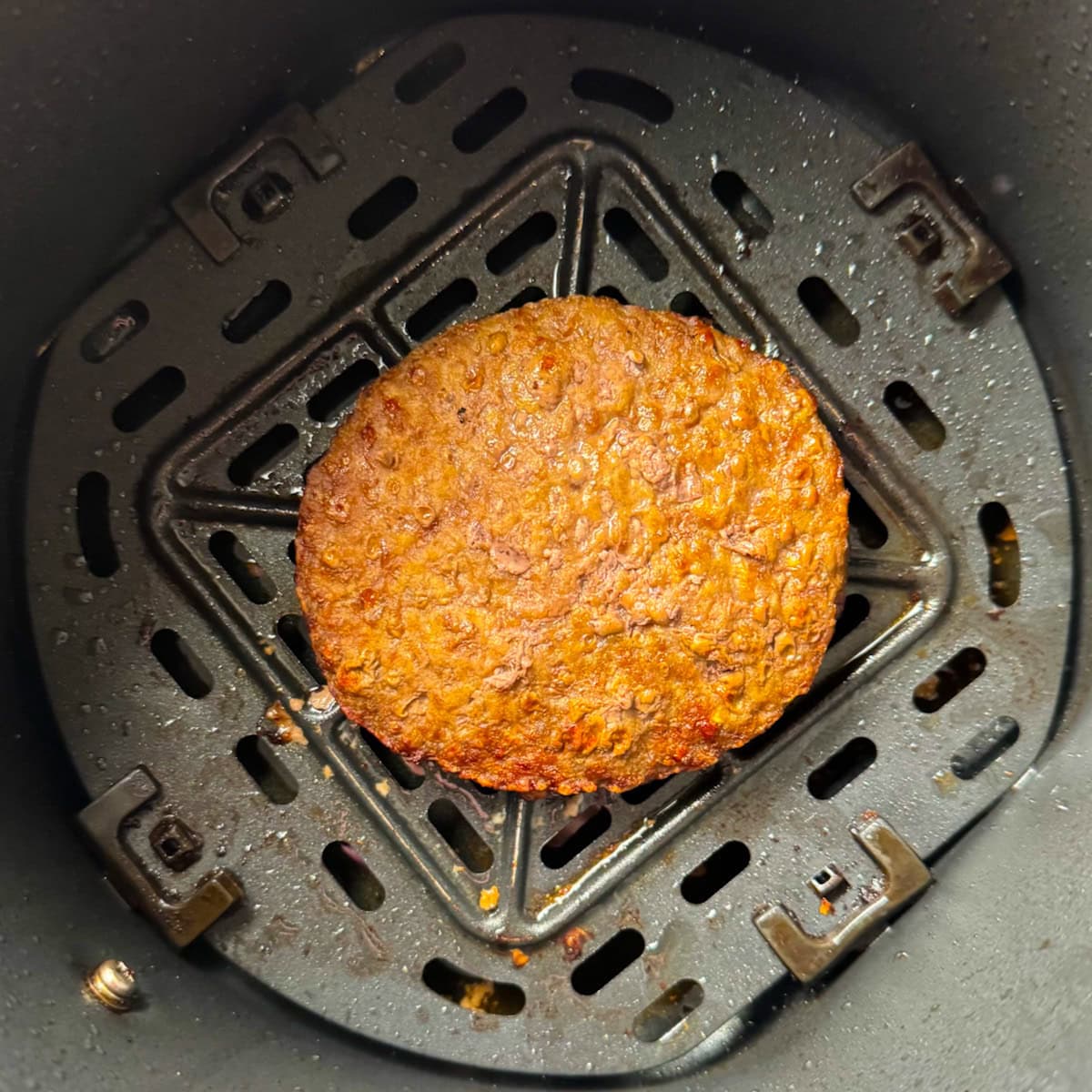 bison burger in air fryer