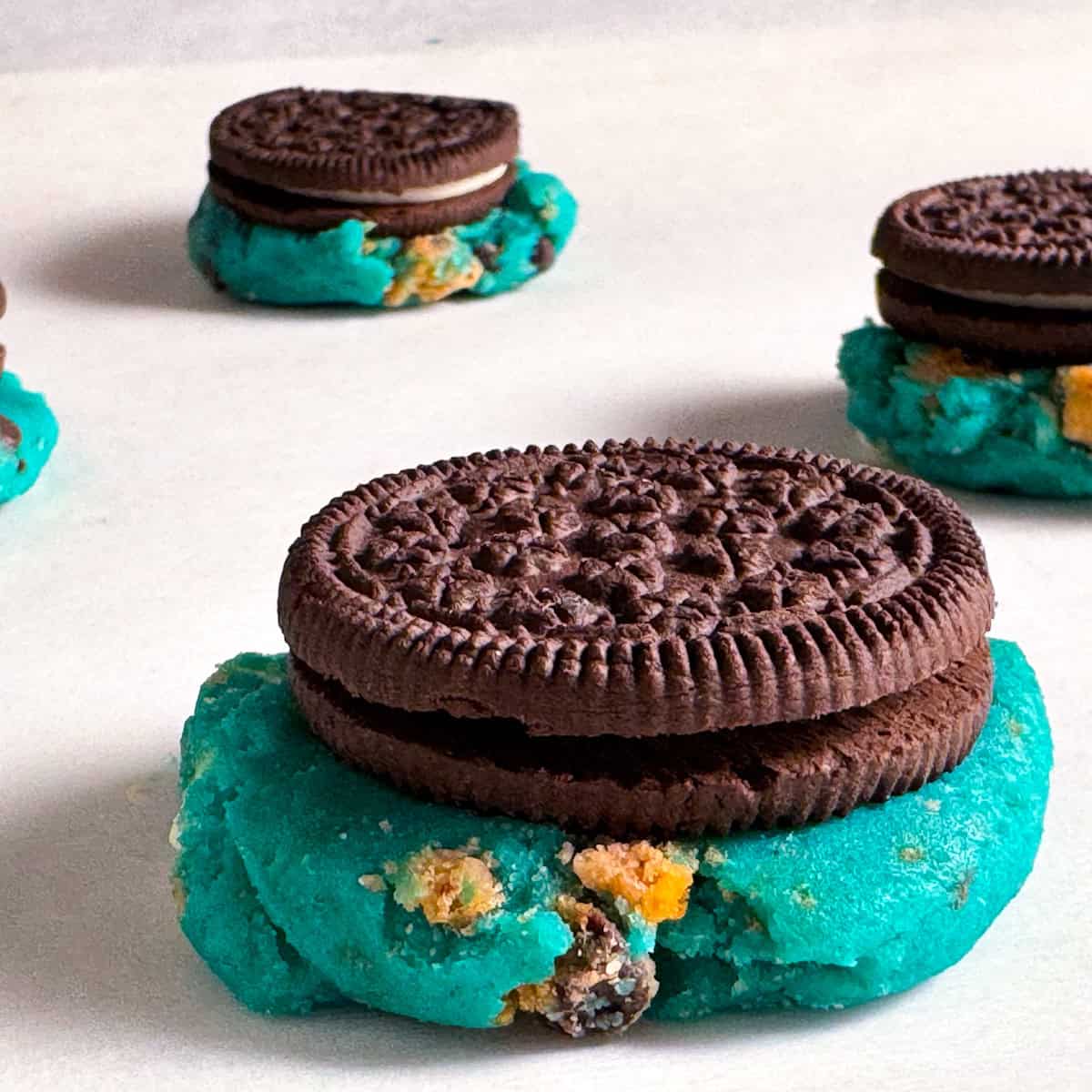how to make cookie monster cookies