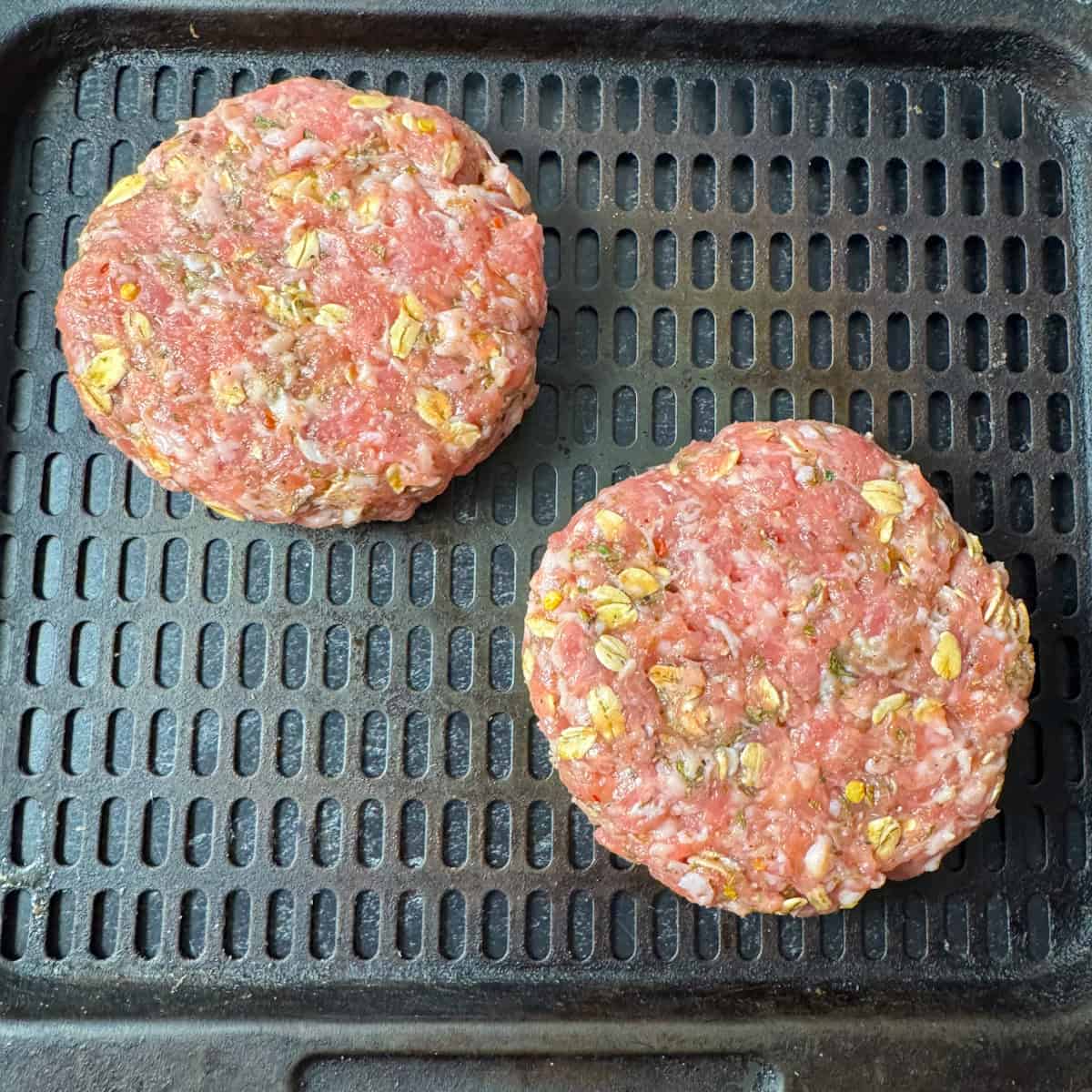 sausage patty in air fryer