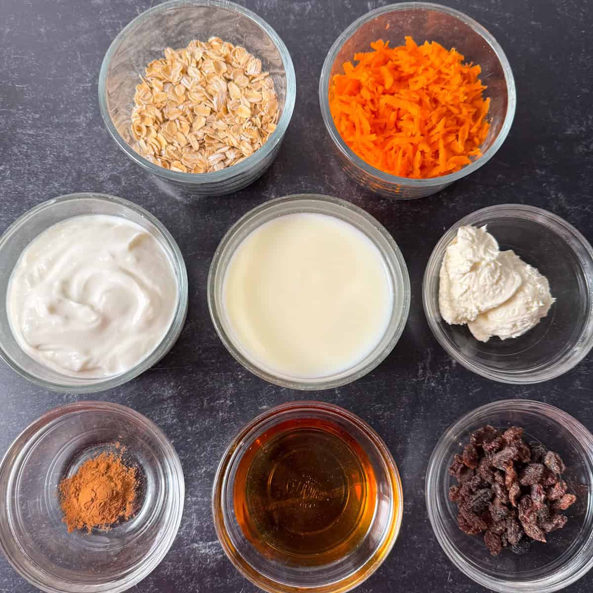 Overnight Oats for Weight Gain Ingredients