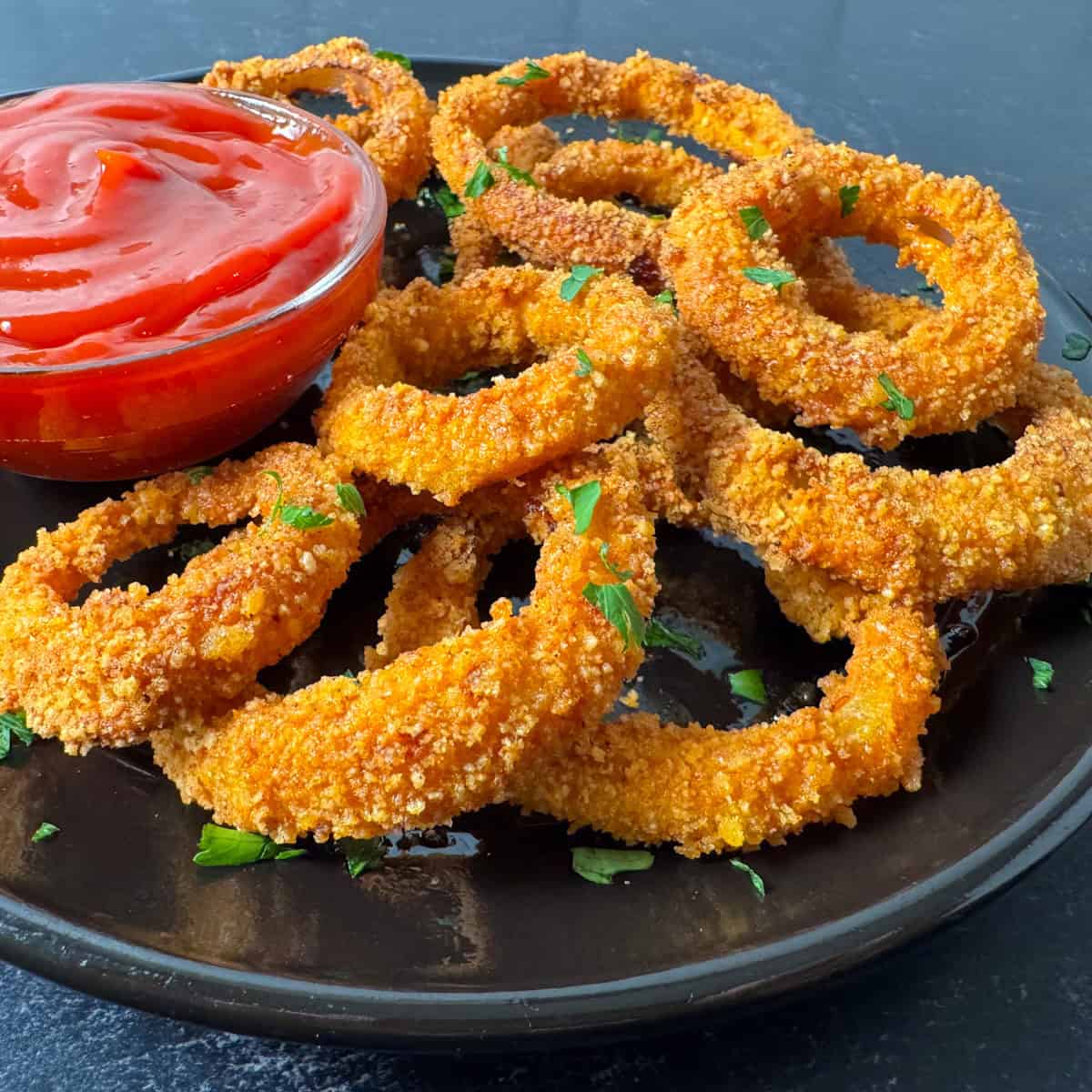 pork rind onion rings