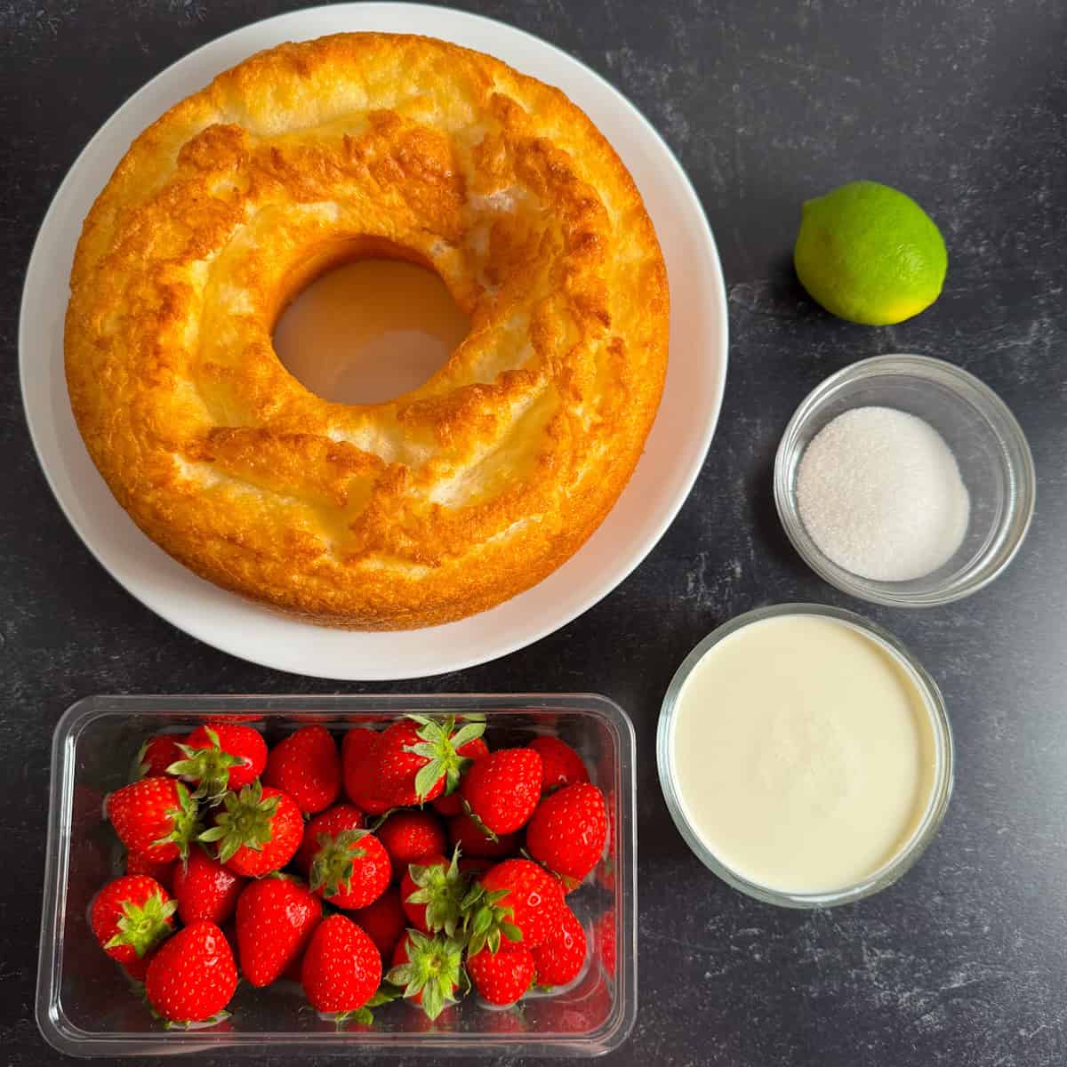 sugar free strawberry shortcake ingredients