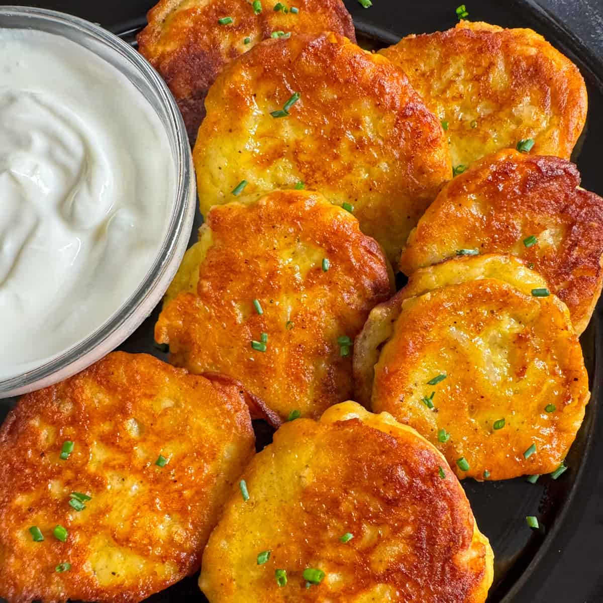 mashed potato rice cakes