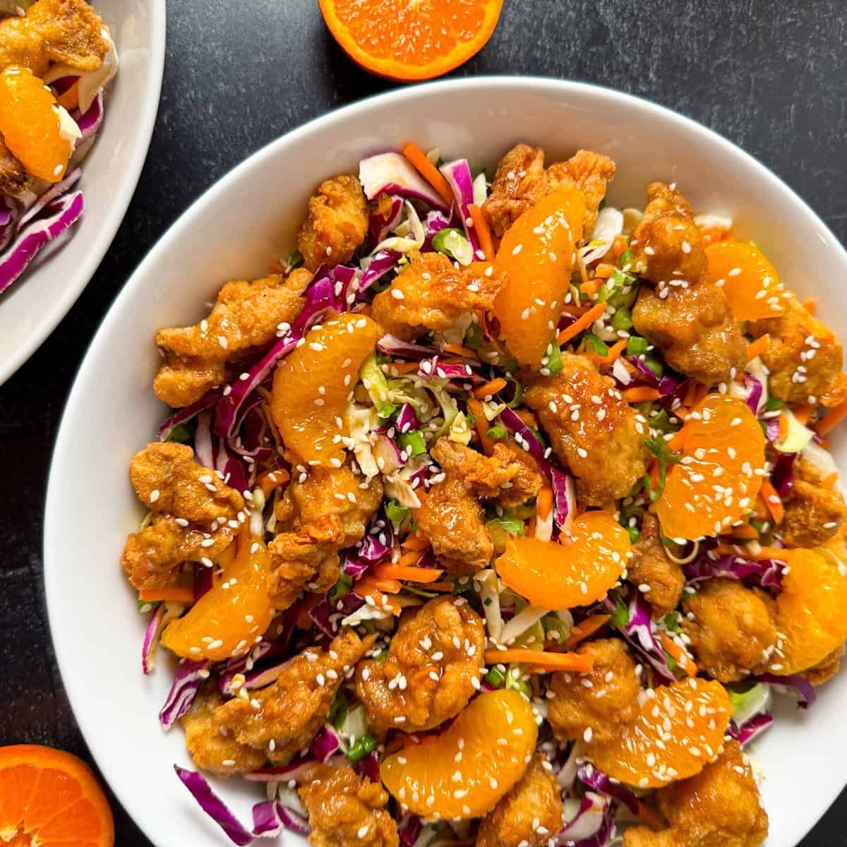 serve orange chicken healthy way
