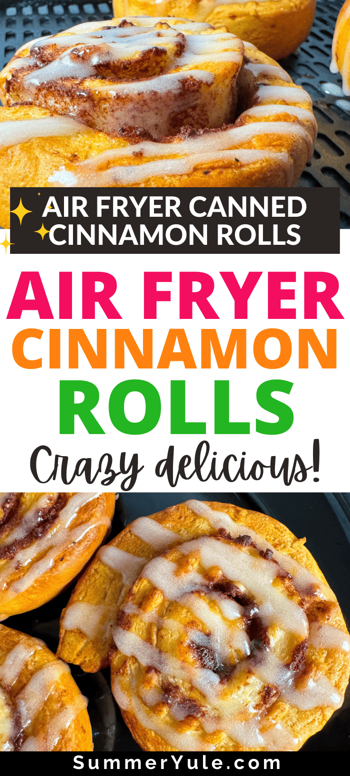 Air Fryer Canned Cinnamon Rolls