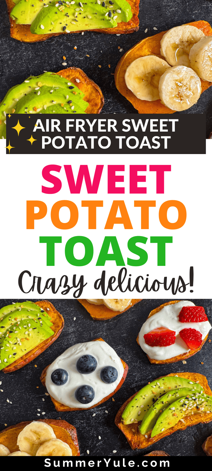 Air Fryer Sweet Potato Toast