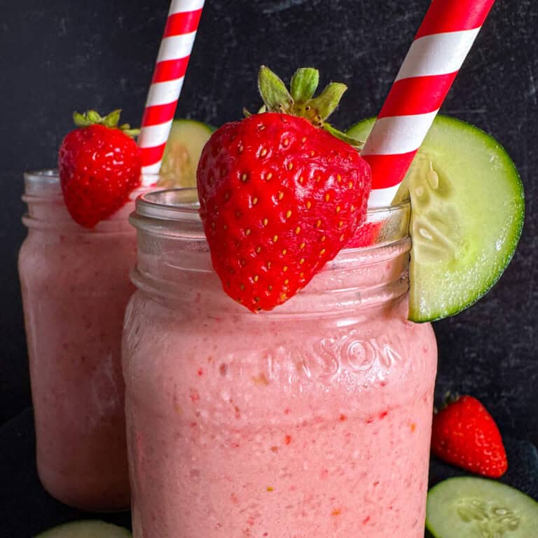 strawberry and cucumber smoothie