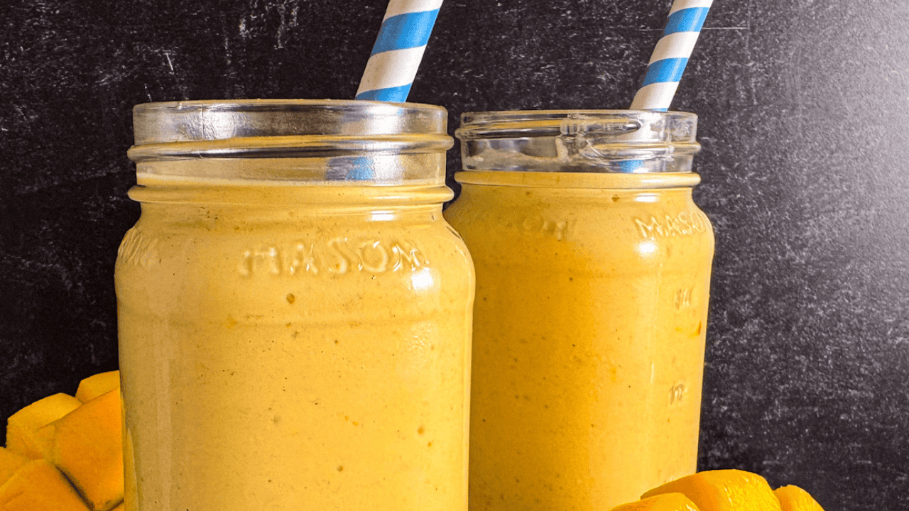 sugar free mango lassi