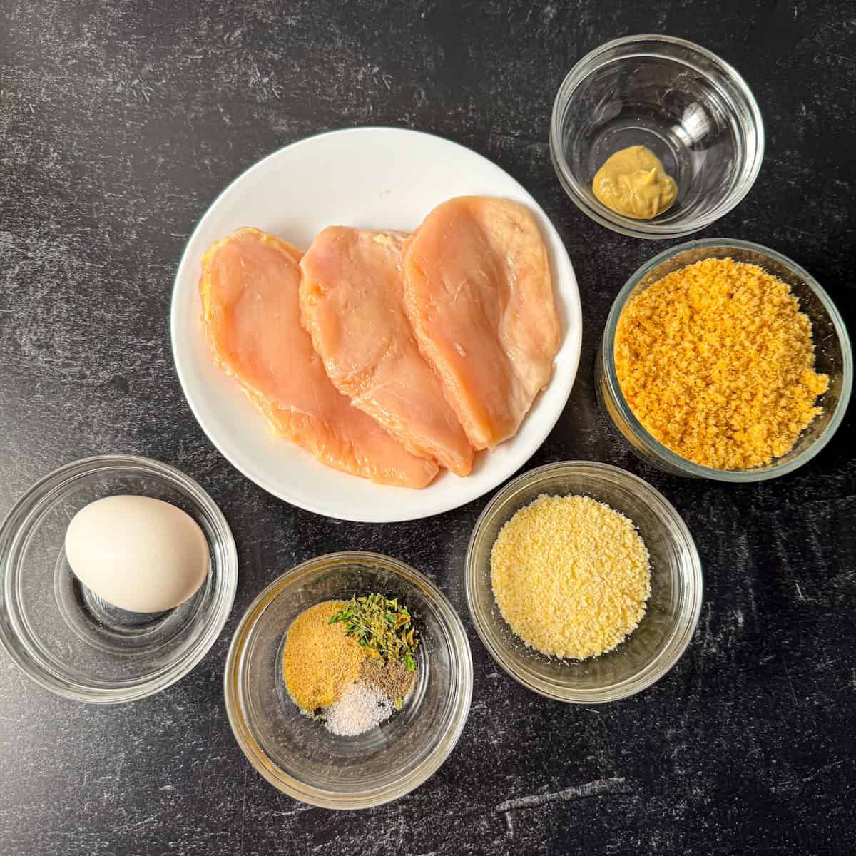 air fryer chicken schnitzel ingredients