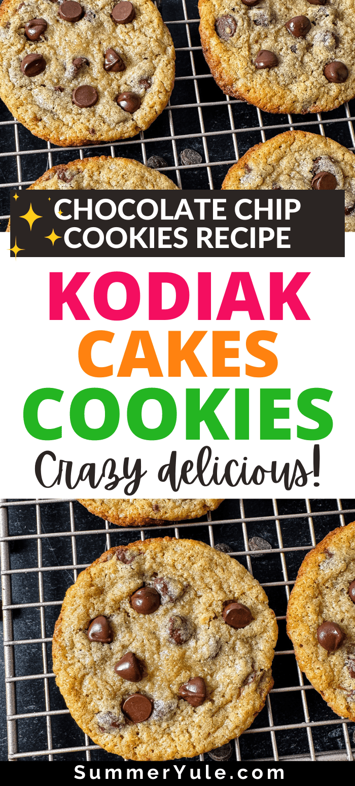 Kodiak Cakes chocolate chip cookies