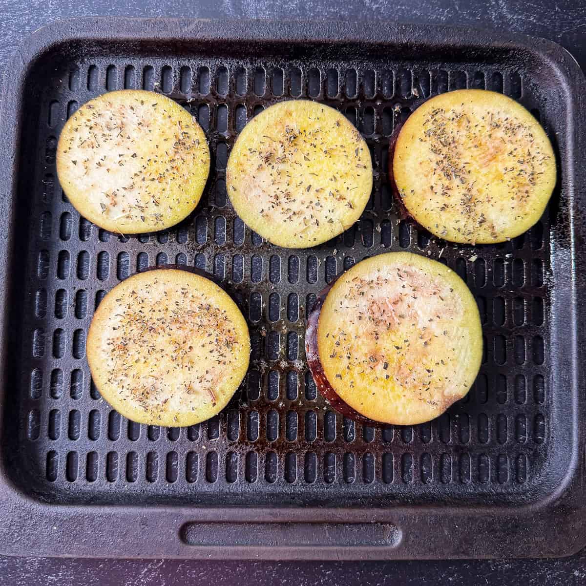 eggplant in air fryer no breading