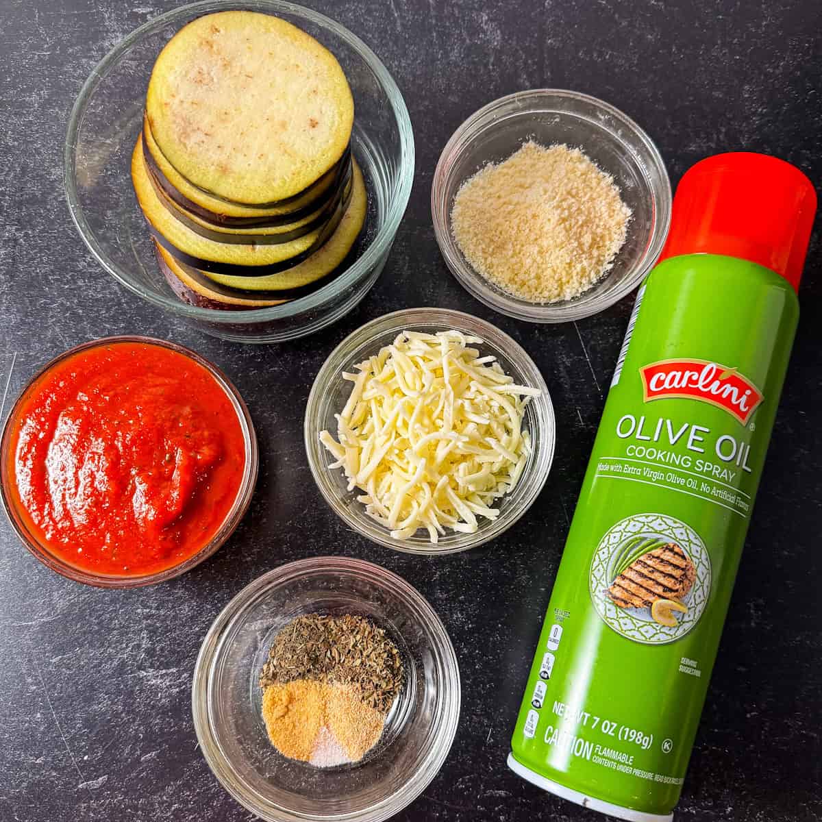 ingredients air fryer eggplant