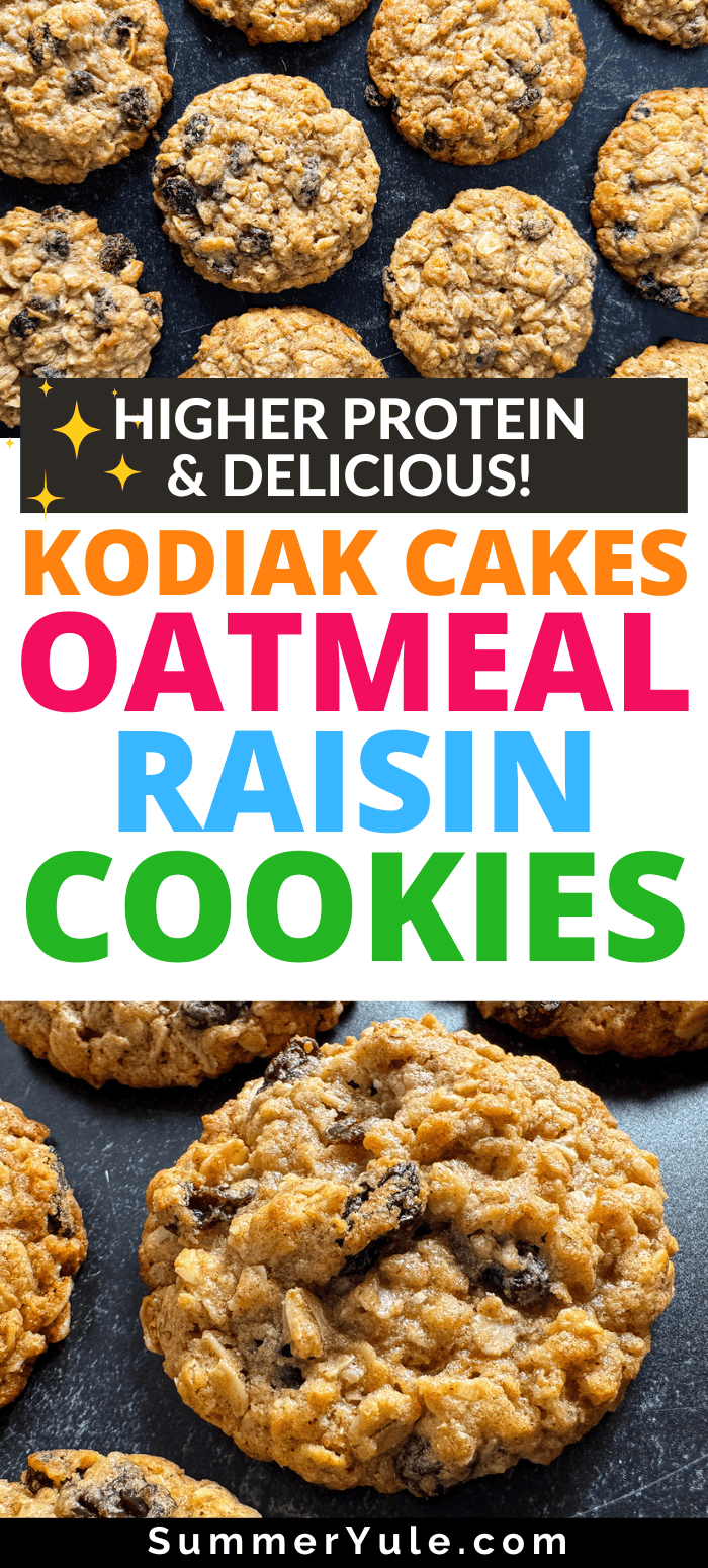 Kodiak Cakes Oatmeal Raisin Cookies