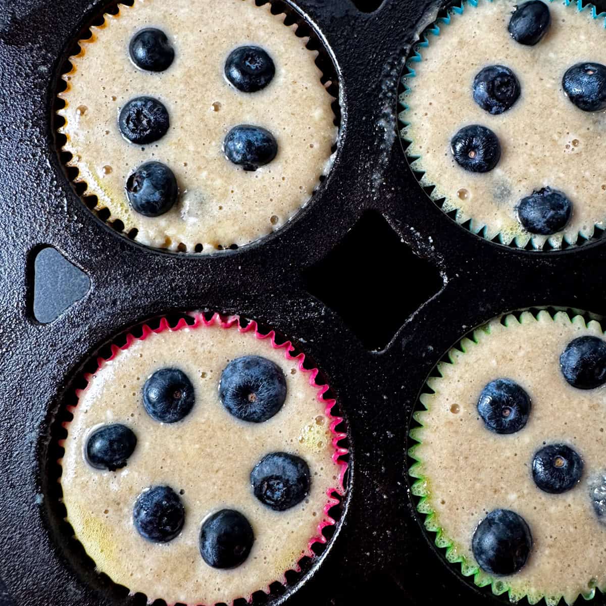 blueberry protein muffins