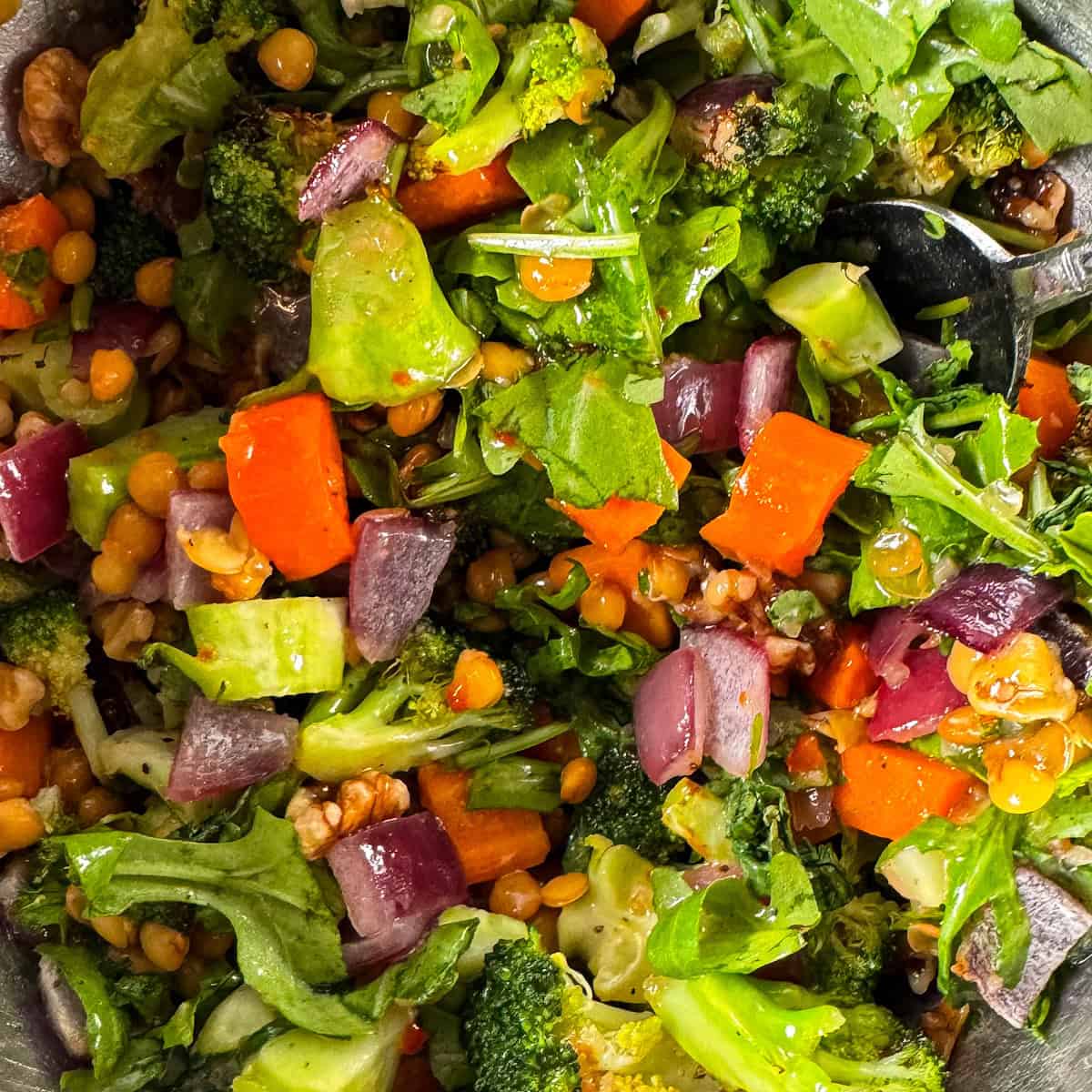 how to make air fryer salad