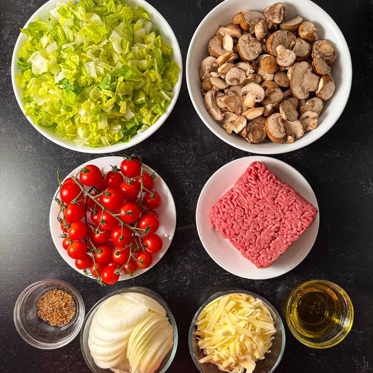 keto cheeseburger bowl ingredients